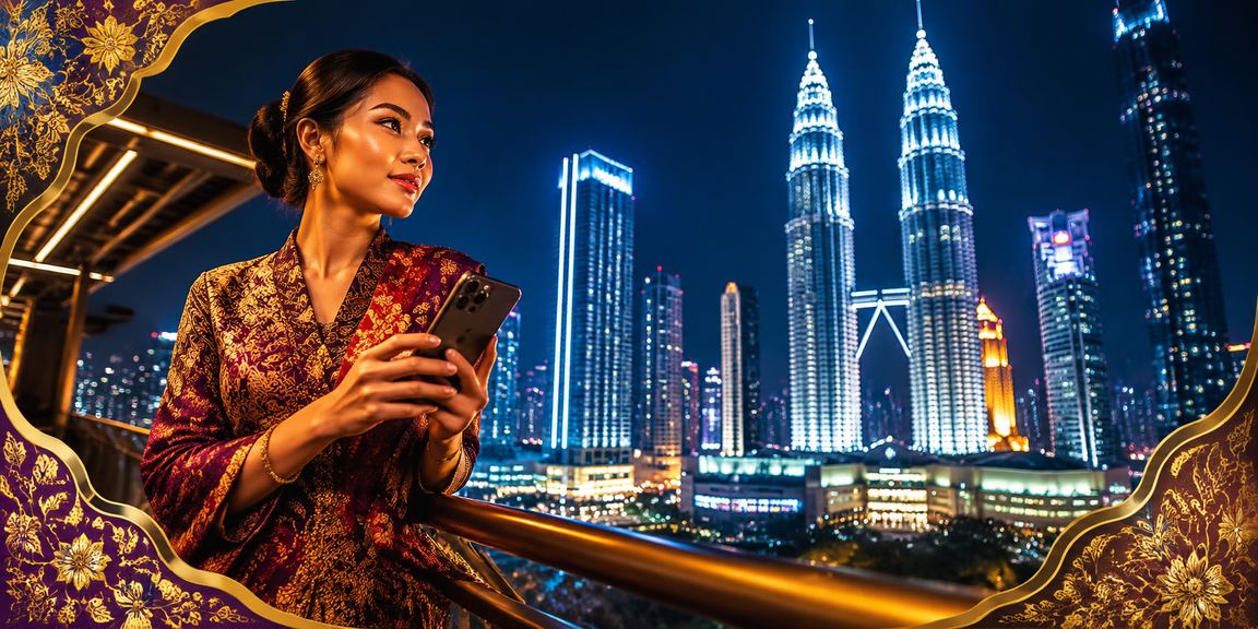 Pengguna Kuala Lumpur menggunakan kasino mudah alih dengan perlindungan cookies dan data
