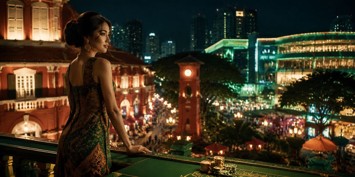 Pemain di Melaka menikmati permainan baccarat dalam talian dengan tema batik tempatan